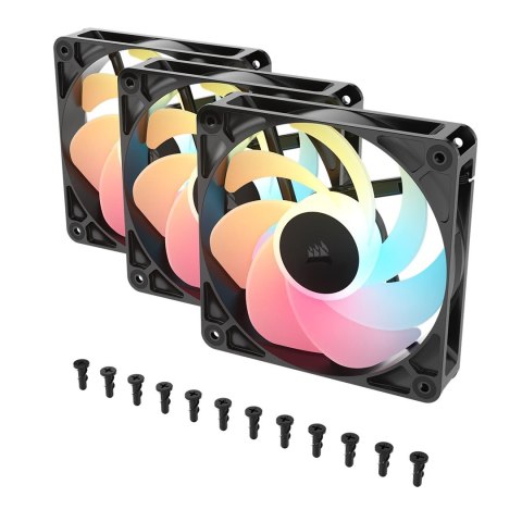 Corsair Corsair RS120-R ARGB Obudowa komputera Wentylator 12 cm Czarny 3 szt.
