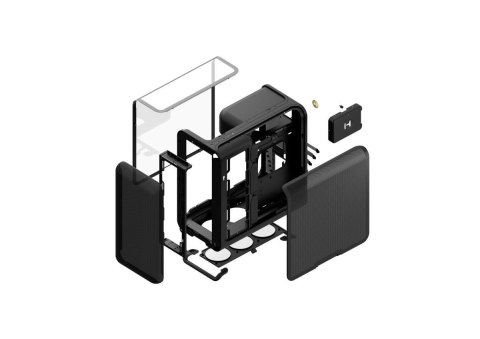 Hyte HYTE X50 MID TOWER CASE PITCH BLACK