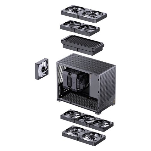 Jonsbo Jonsbo D32 PRO Midi Tower Czarny