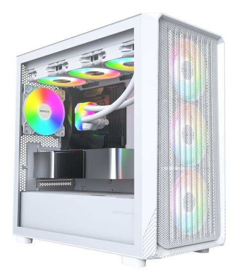 Montech Montech X5M (W) zabezpieczenia & uchwyty komputerów Micro Tower Biały