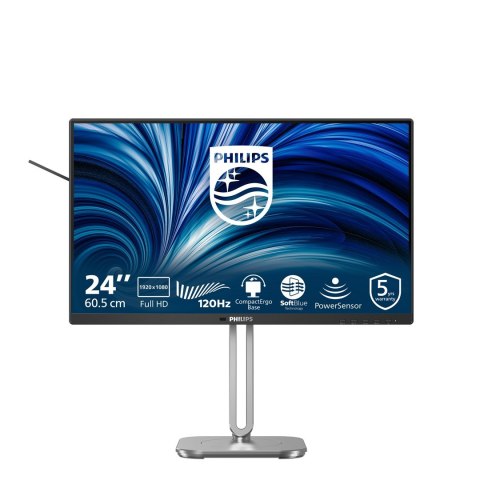 Philips Philips 4000 series 24B2N4200/00 monitor komputerowy 60,5 cm (23.8") 1920 x 1080 px Full HD LCD Szary