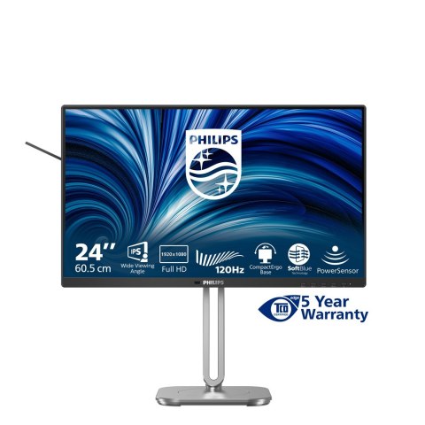 Philips Philips 4000 series 24B2N4200/00 monitor komputerowy 60,5 cm (23.8") 1920 x 1080 px Full HD LCD Szary