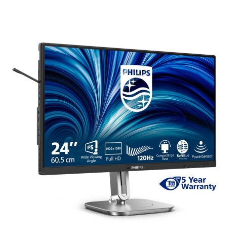 Philips Philips 4000 series 24B2N4200/00 monitor komputerowy 60,5 cm (23.8") 1920 x 1080 px Full HD LCD Szary