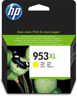 Hewlett-Packard Tusz HP żółty HP 953XL, HP953XL=F6U18AE, 1600 str.,20 ml.