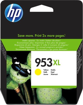 Hewlett-Packard Tusz HP żółty HP 953XL, HP953XL=F6U18AE, 1600 str.,20 ml.
