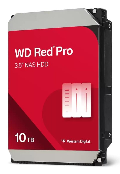 WD Dysk HDD WD Red Pro WD103KFBX (10 TB ; 3.5"; 256 MB; 7200 obr/min)