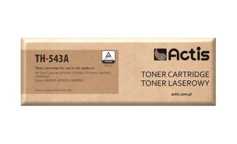 ACTIS Actis TH-543A Toner (zamiennik HP 125A CB543A, Canon CRG-716M; Standard; 1500 stron; czerwony)
