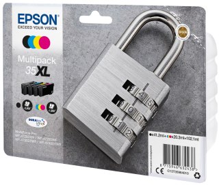 Epson Epson Padlock C13T35964010 nabój z tuszem 1 szt. Oryginalny Wysoka (XL) wydajność Czarny, Cyjan, Purpurowy, Żółty