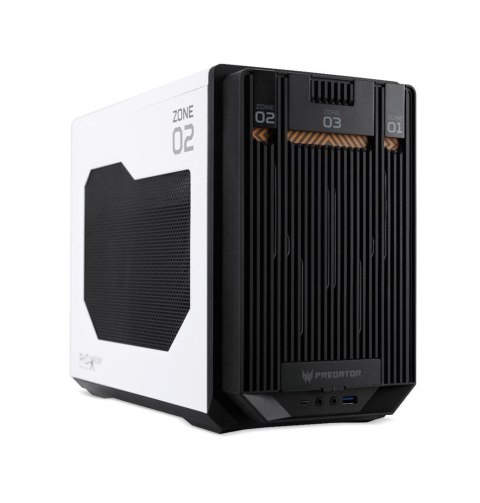 Acer Acer Predator MI900 - Mini-ITX - Panel boczny z okienkiem - bez zasilacza - biały - USB/Audio