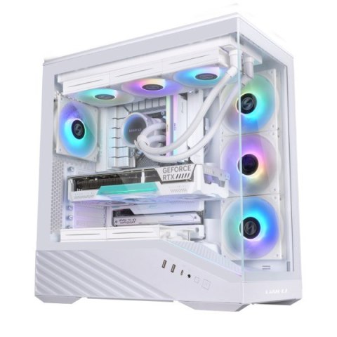 LIAN LI Obudowa PC Lian Li Vector V100, Midi-Tower, ATX, RGB, Szkło Hartowane - Białe