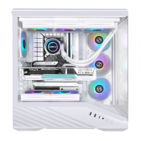 LIAN LI Obudowa PC Lian Li Vector V100, Midi-Tower, ATX, RGB, Szkło Hartowane - Białe
