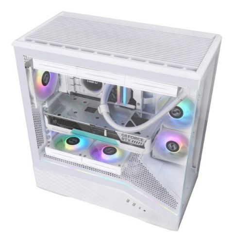 LIAN LI Obudowa PC Lian Li Vector V100, Midi-Tower, ATX, RGB, Szkło Hartowane - Białe
