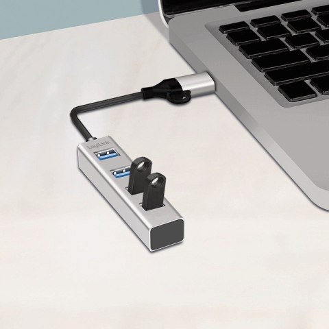 LogiLink Hub USB3.0 4-porty USB- A 5Gbit/s