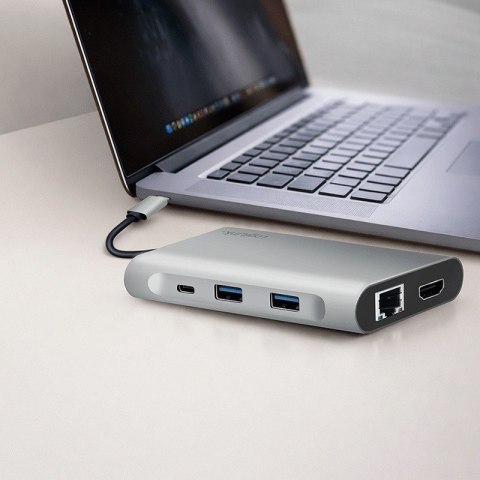 LogiLink Stacja dokująca USB3.2 ,USB-C, 8-portow, PD