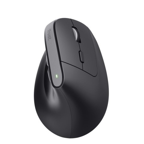 Trust Mysz bezprzewodowa ergonomiczna BAYO+ czarna