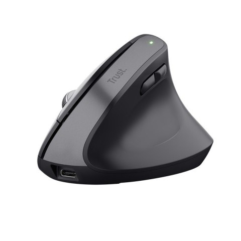 Trust Mysz bezprzewodowa ergonomiczna BAYO+ czarna