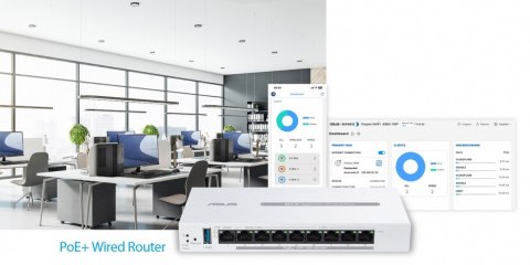 Asus Router VPN EBG19 PoE+ 9-port