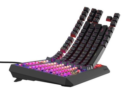 GENESIS KLAWIATURA DLA GRACZY GENESIS THOR 230 TKL DE RGB MECHANICZNA OUTEMU RED CZARNA HOT SWAP