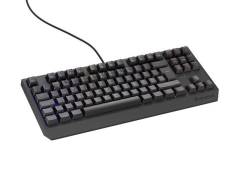 GENESIS KLAWIATURA DLA GRACZY GENESIS THOR 230 TKL DE RGB MECHANICZNA OUTEMU RED CZARNA HOT SWAP