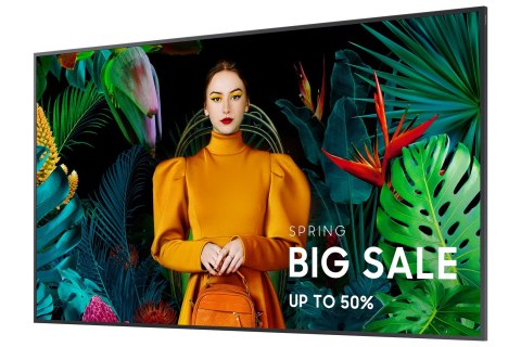 Samsung Samsung QB55C Płaski panel Digital Signage 139,7 cm (55") LCD Wi-Fi 350 cd/m2 4K Ultra HD Czarny Procesor wbudowany Tizen 16/7