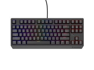 GENESIS KLAWIATURA DLA GRACZY GENESIS THOR 230 TKL CZ/SK RGB MECHANICZNA OUTEMU RED CZARNA HOT SWAP