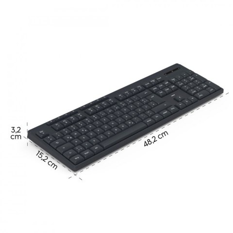 Hama Klawiatura WK-200 bezprzewodowa Czarna