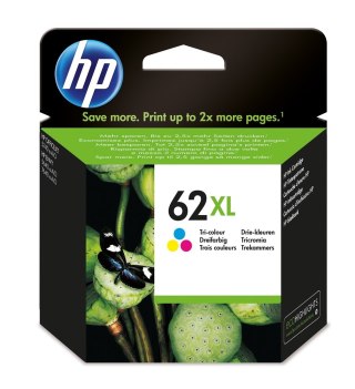 Hewlett-Packard Tusz HP kolor HP 62XL, HP62XL=C2P07AE, 415 str.