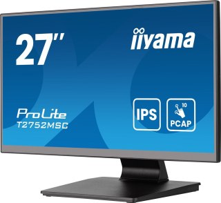 IIYAMA Monitor dotykowy 27" IIYAMA T2752MSC-B1AG 68,6 cm 16:9 HDMI+DP IPS