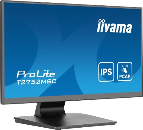 IIYAMA Monitor dotykowy 27" IIYAMA T2752MSC-B1AG 68,6 cm 16:9 HDMI+DP IPS