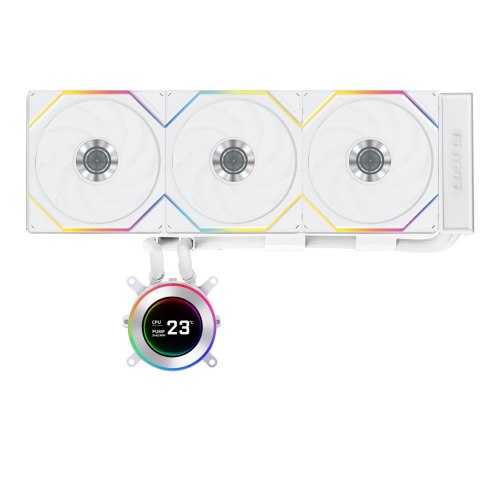 LIAN LI Lian Li GA II Hydroshift II LCD-C 360TL Procesor Chłodnica cieczy all-in-one 12 cm Biały 1 szt.
