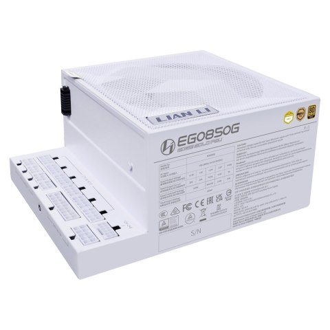 LIAN LI Zasilacz Lian Li EDGE GOLD 850 80 PLUS Gold Netzteil, PCIe 5.1, ATX 3.1 - 850 Watt, weiß