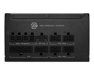 MSI Zasilacz MSI MAG A1000GLS PCIE5 1000W 80+ Gold ATX 3.1