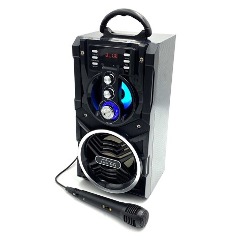 Media-Tech Głośnik PARTYBOX BT MT3150 Karaoke/Bluetooth 5.0/FM/MP3/USB/AUX/LED/USB-C/RMS 18W/PMPO 800W