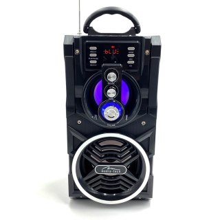 Media-Tech Głośnik PARTYBOX BT MT3150 Karaoke/Bluetooth 5.0/FM/MP3/USB/AUX/LED/USB-C/RMS 18W/PMPO 800W