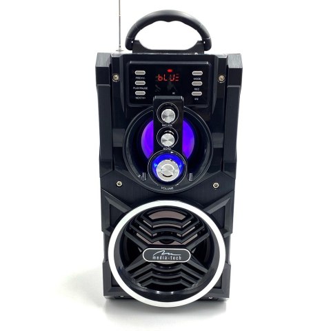 Media-Tech Głośnik PARTYBOX BT MT3150 Karaoke/Bluetooth 5.0/FM/MP3/USB/AUX/LED/USB-C/RMS 18W/PMPO 800W