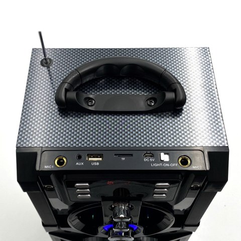 Media-Tech Głośnik PARTYBOX BT MT3150 Karaoke/Bluetooth 5.0/FM/MP3/USB/AUX/LED/USB-C/RMS 18W/PMPO 800W