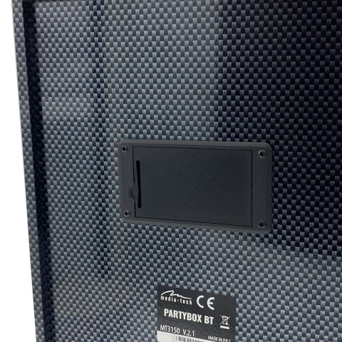 Media-Tech Głośnik PARTYBOX BT MT3150 Karaoke/Bluetooth 5.0/FM/MP3/USB/AUX/LED/USB-C/RMS 18W/PMPO 800W