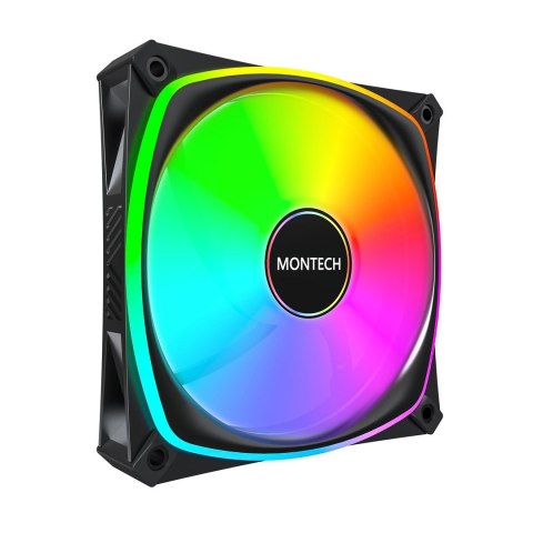 Montech Montech AX120 PRO Obudowa komputera Wentylator 12 cm Czarny 3 szt.