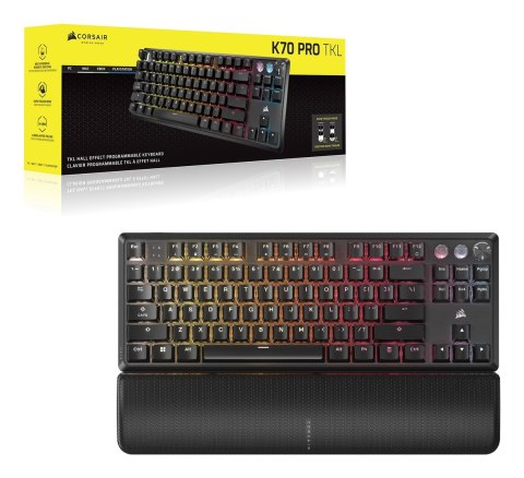 Corsair Klawiatura do gier Corsair K70 Pro TKL, Klawiatura TKL (80%), Corsair MGX -, ISO (DE)