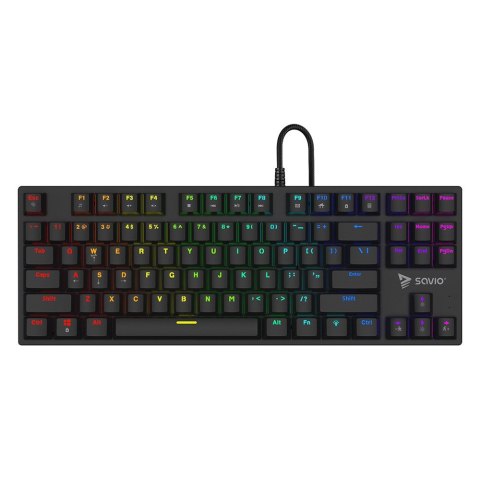 SAVIO SAVIO KLAWIATURA MECHANICZNA RGB OUTEMU RED TEMPEST X2