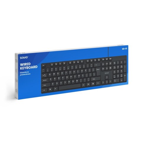 SAVIO SAVIO KLAWIATURA PRZEWODOWA KB-01