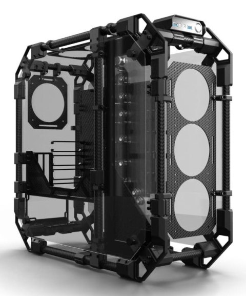 Alphacool Obudowa Alphacool Apex Pro Skeleton Full Tower Czarny, Węgiel