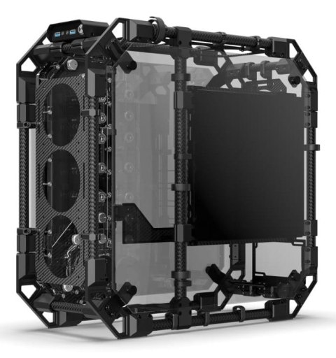 Alphacool Obudowa Alphacool Apex Pro Skeleton Full Tower Czarny, Węgiel