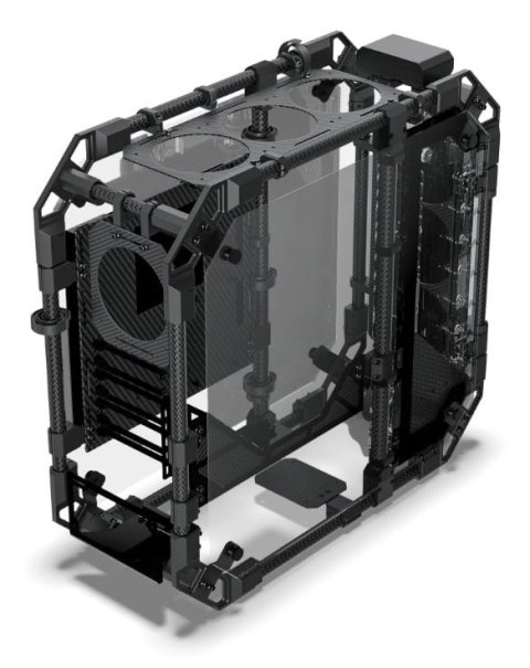 Alphacool Obudowa Alphacool Apex Pro Skeleton Full Tower Czarny, Węgiel