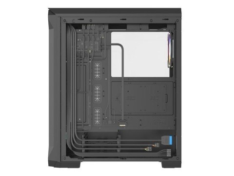 GENESIS Obudowa NATEC Genesis Irid 505 ARGB NPC-1518 (ATX. Micro ATX. Mini ITX; kolor czarny)