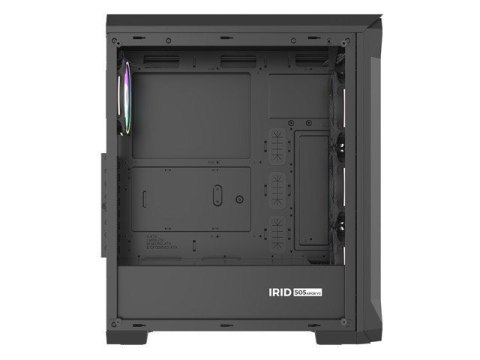GENESIS Obudowa NATEC Genesis Irid 505 ARGB NPC-1518 (ATX. Micro ATX. Mini ITX; kolor czarny)