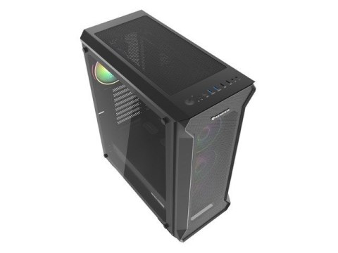 GENESIS Obudowa NATEC Genesis Irid 505 ARGB NPC-1518 (ATX. Micro ATX. Mini ITX; kolor czarny)