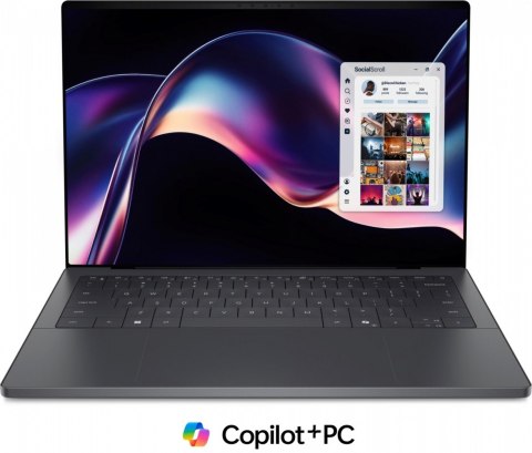 Dell Laptop XPS 14 DA14260 Win11Pro Core Ultra X7 358H/64GB/4TB/14 TOUCH/2,8K/Intel Arc/FgrPr/Cam/Mic/Backlit Kb/3 Cell/3Y ProSupport