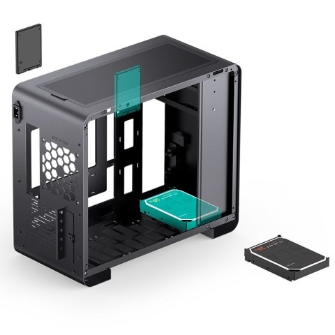 Jonsbo Jonsbo U4 Mini Mesh Micro-ATX Case - Czarny