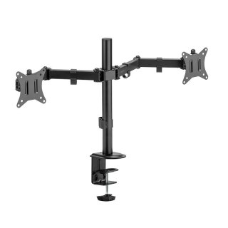LogiLink Uchwyt na 2 monitory 17-32 cale, max 2x9kg